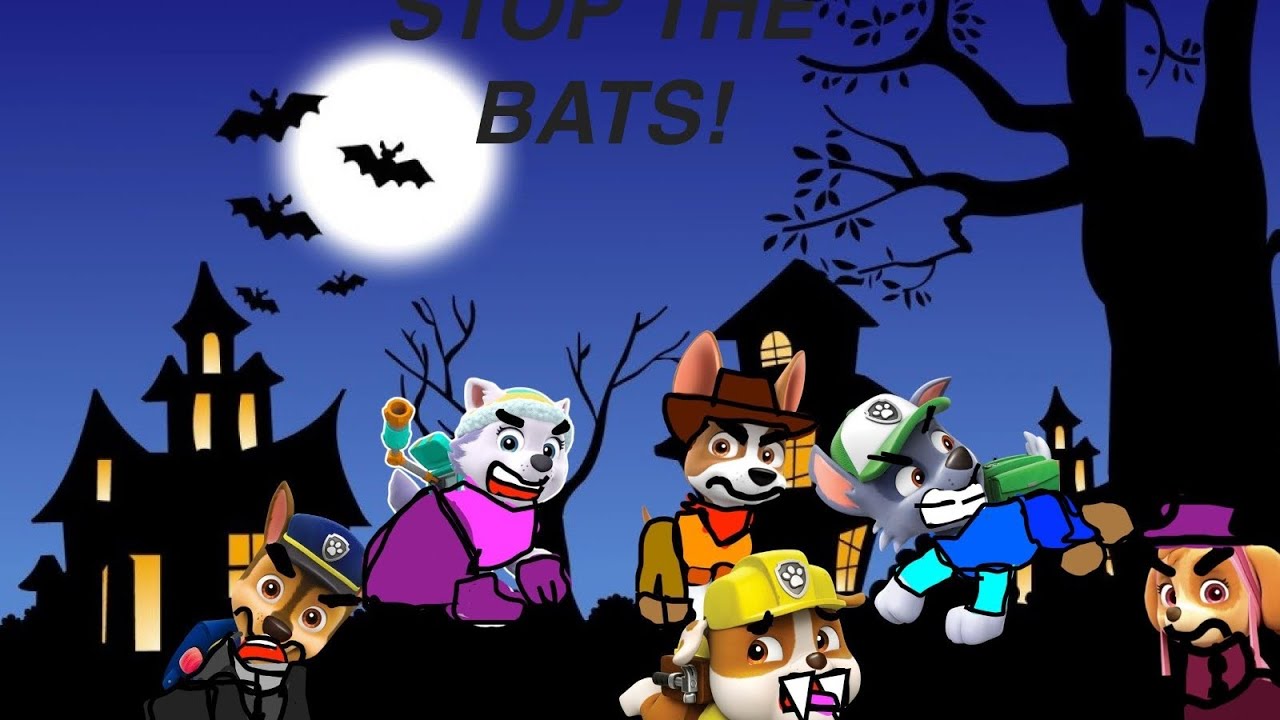 (Paw patrol x MLP): Stop the bats! (reupload)
