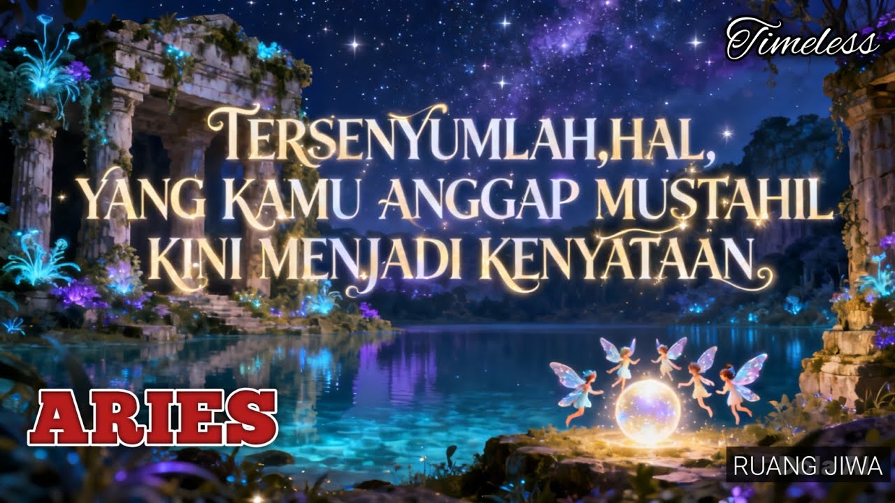 Aries ♈Tersenyumlah☺️Hal Yang Kamu Anggap Mustahil Kini Menjadi Kenyataan 😱‼️-Ruang Jiwa 
