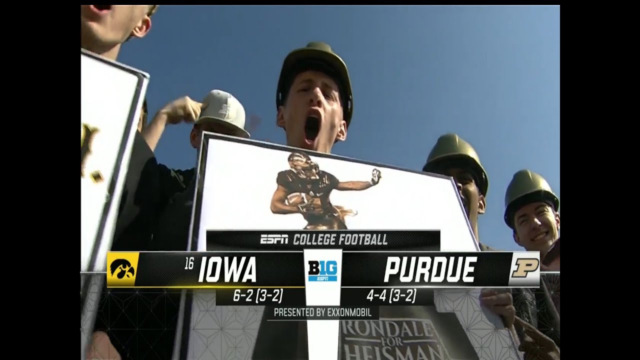 2018-11-03 Iowa Hawkeyes vs Purdue Boilermakers