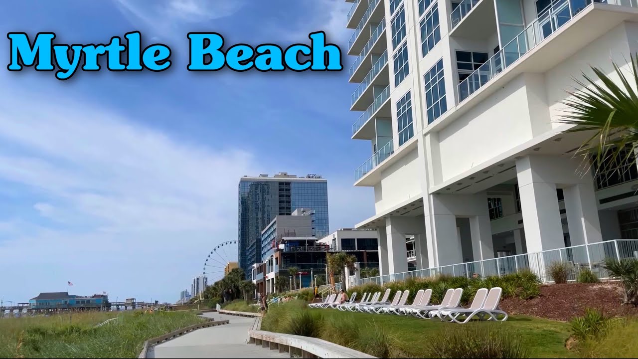 Один из ЛУЧШИХ отелей на берегу океана на набережной Миртл-Бич — Hilton Ocean Enclave