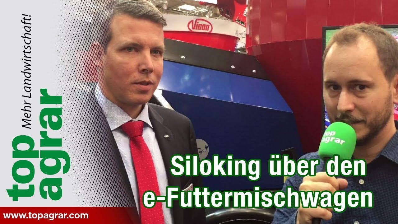 Siloking-Vertriebsleiter über den elektrischen Futtermischwagen e.0 eTruck 1408