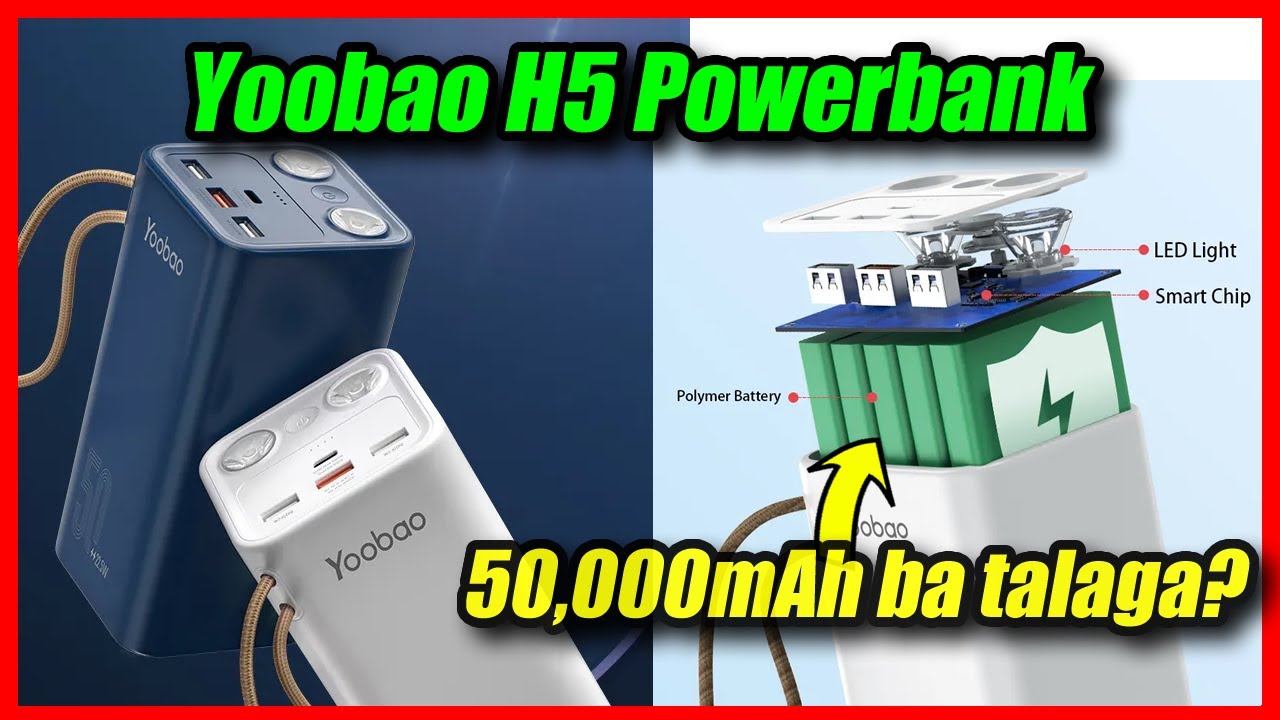 Yoobao H5 Powerbank Teardown Review