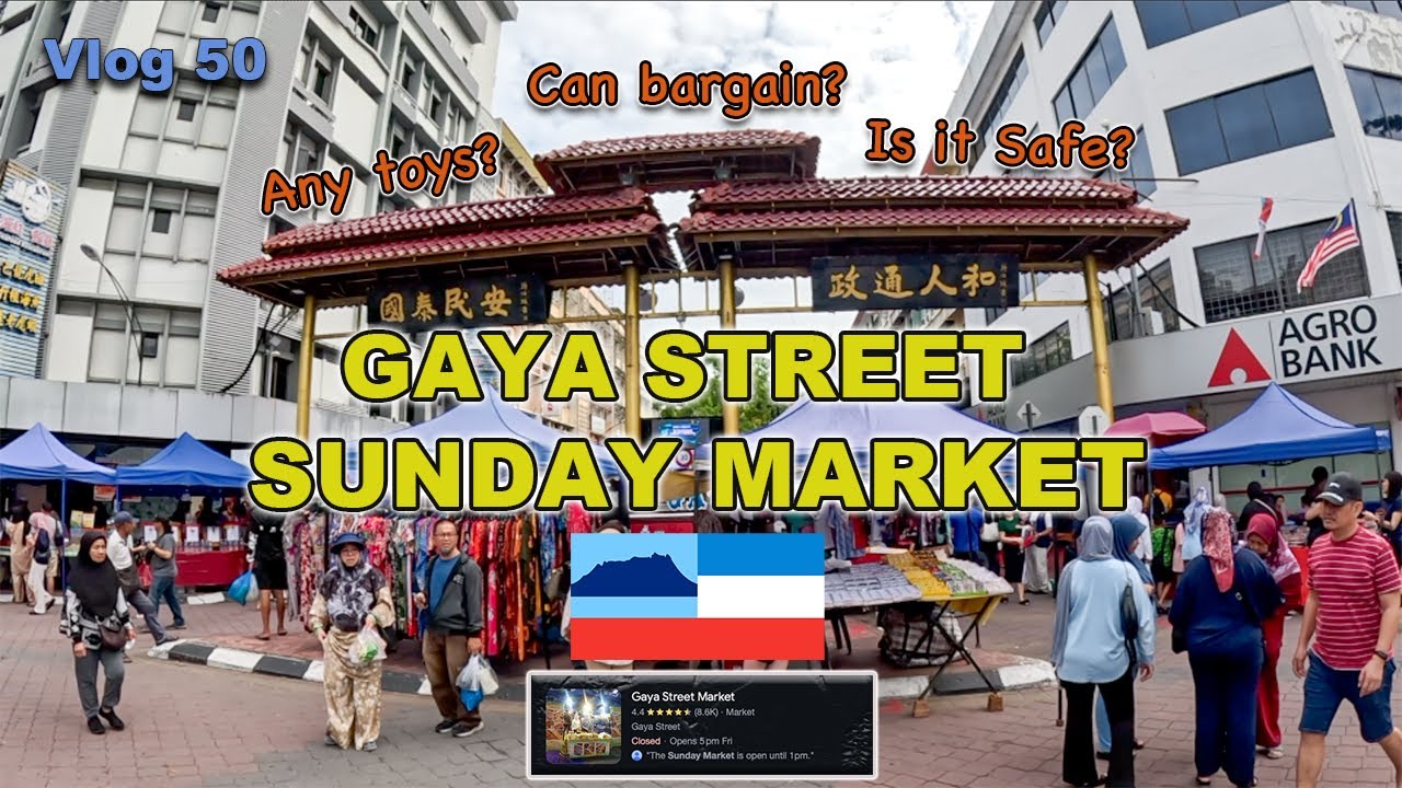 Gaya Street Sunday Market walkabout: What do they sell here?
