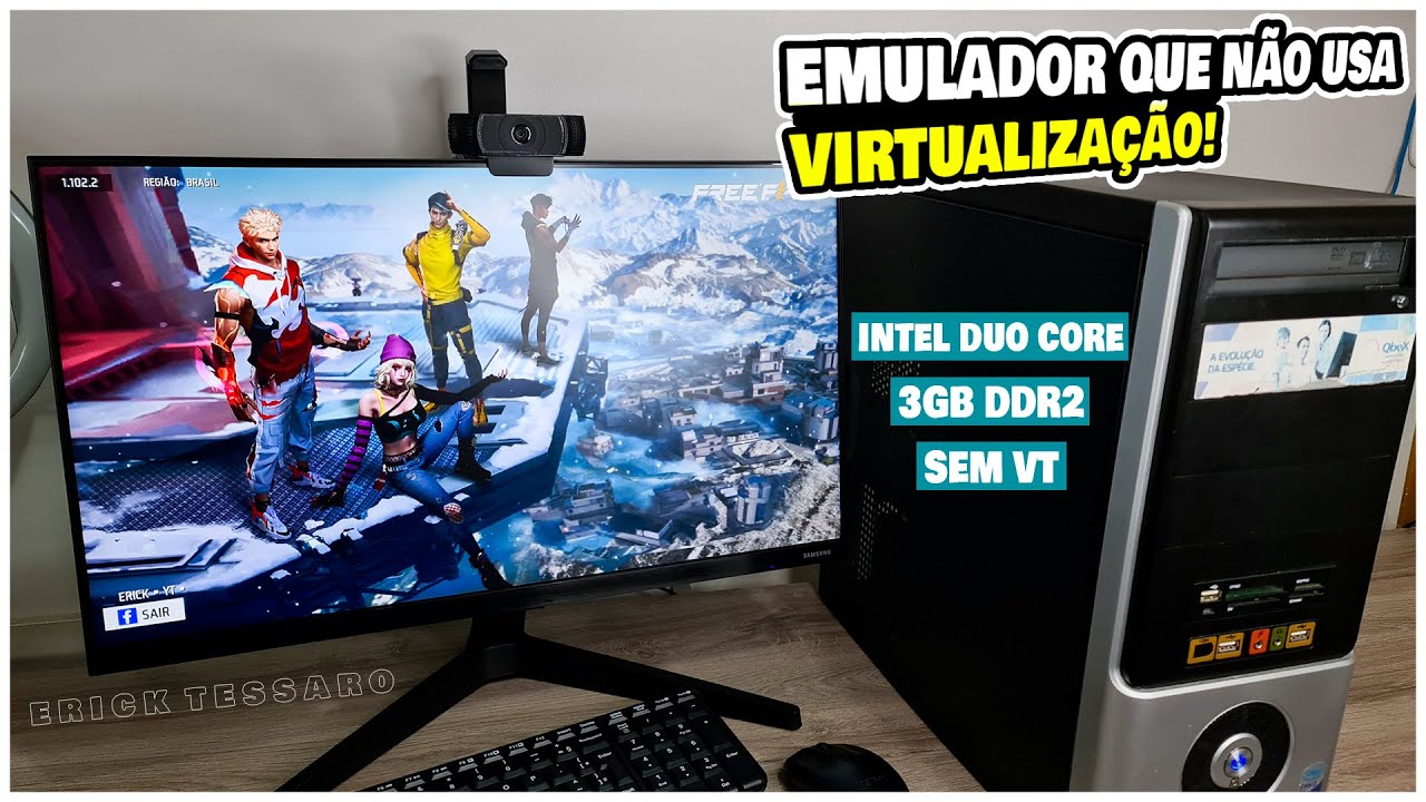 COMO BAIXAR EMULADOR PARA PC FRACO SEM VT