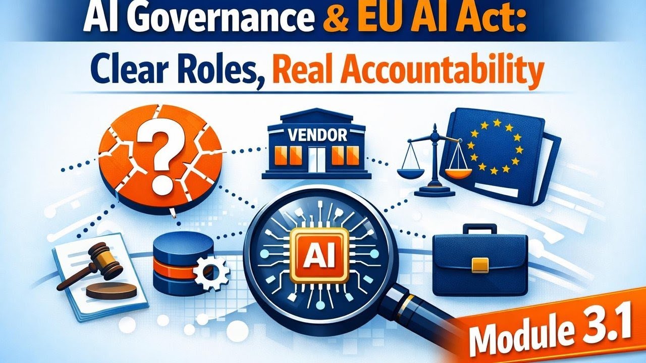 AI Governance & EU AI Act: Clear Roles, Real Accountability | Module 3.1