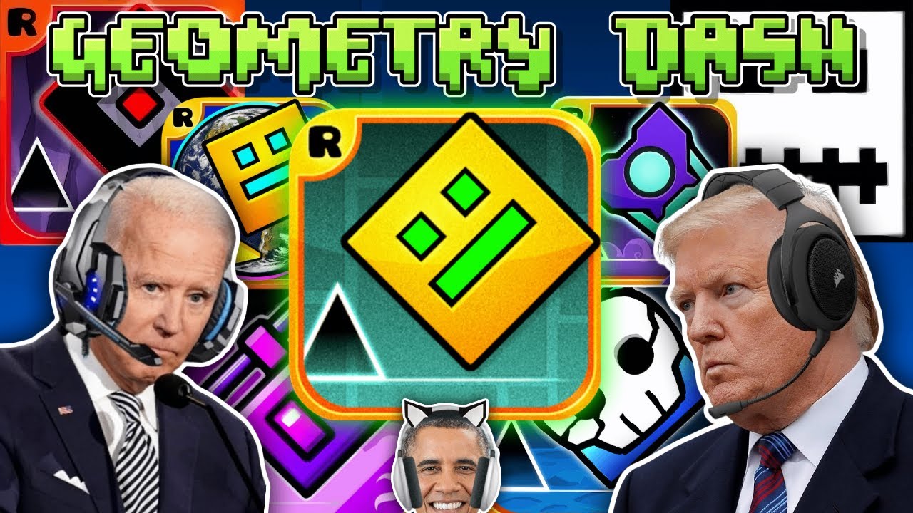 US Presidents Play Geometry Dash Fan Games (Complete)