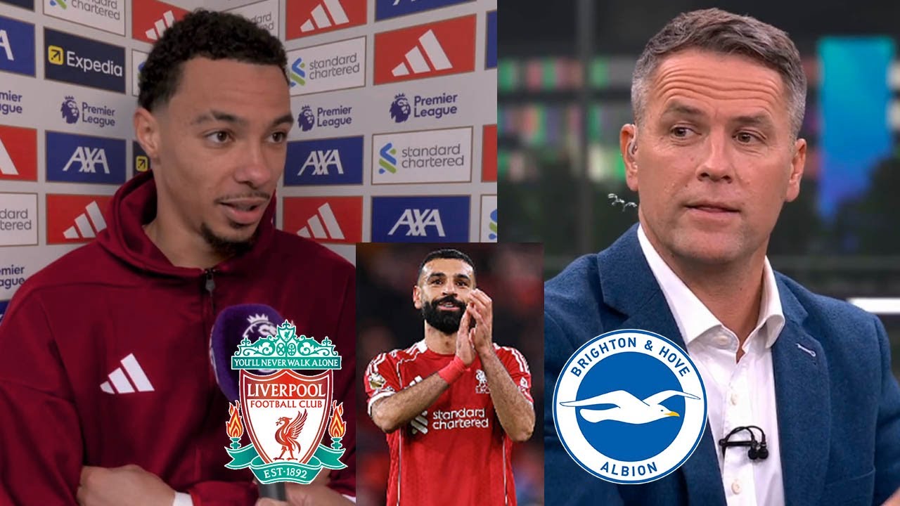 Liverpool vs Brighton 2-0 Salah Assist - Hugo Ekitike Two Goals🔥 Michael Owen Reacts To Salah