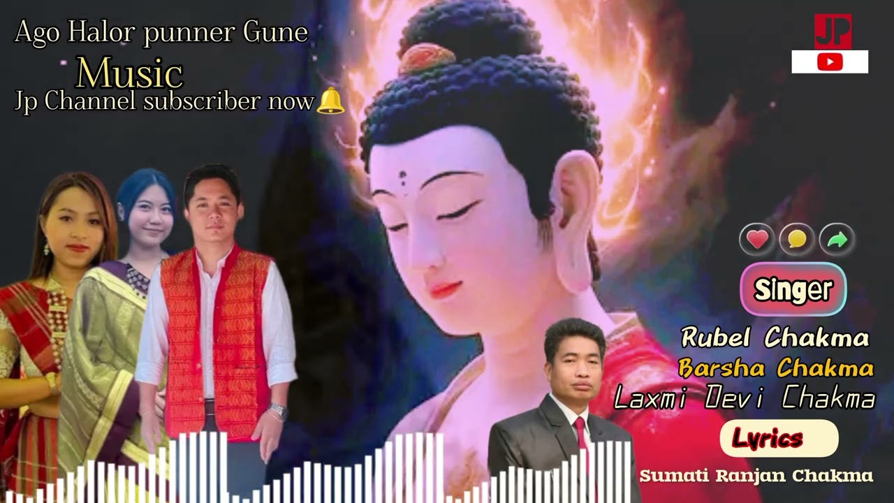 New Buddhist  Song 2025_Ago Hallor punnor Pole_ Rubel&Barsha&Laxmi Devi Chakma_Lyrics Sumoti Ranjan/