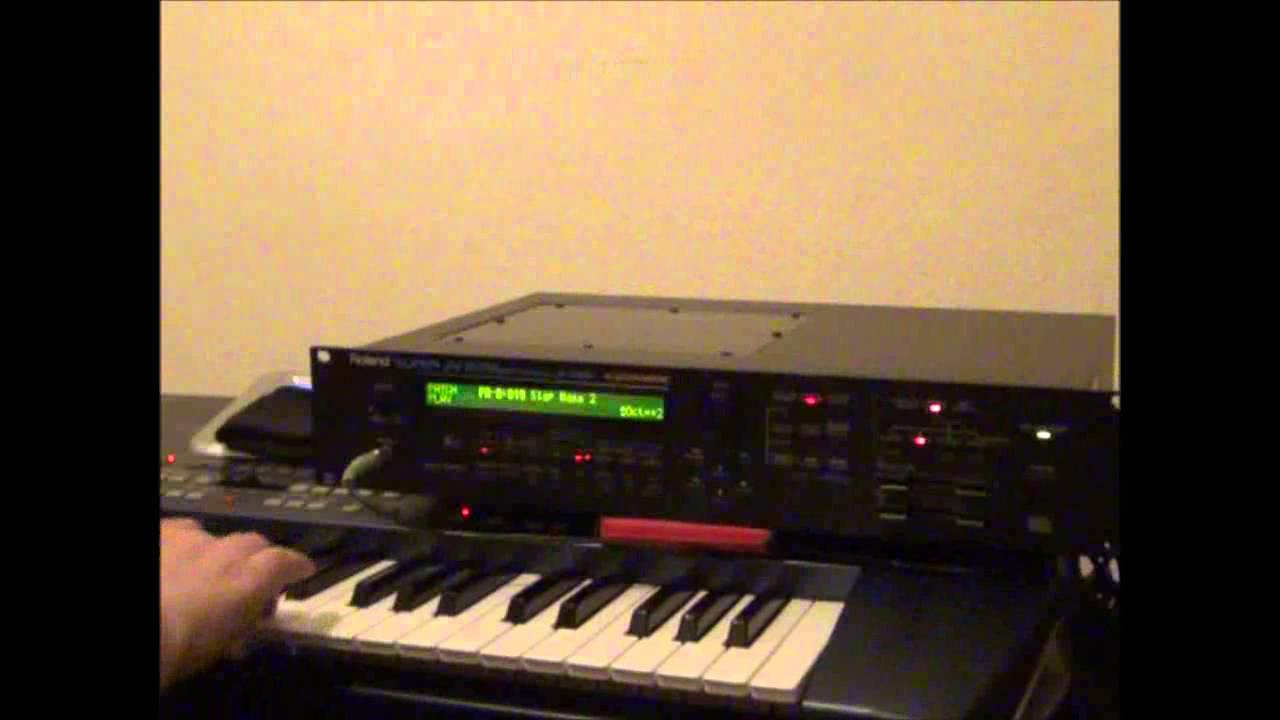Roland JV 1080 Preset Bank B - 19   Slap Bass 2