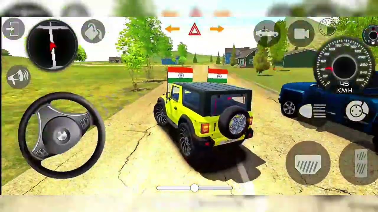 Modified Mahindra Thar😈Games:Indian Green Thar (Gadi Wala Games) Car Game Android Game - #2025​