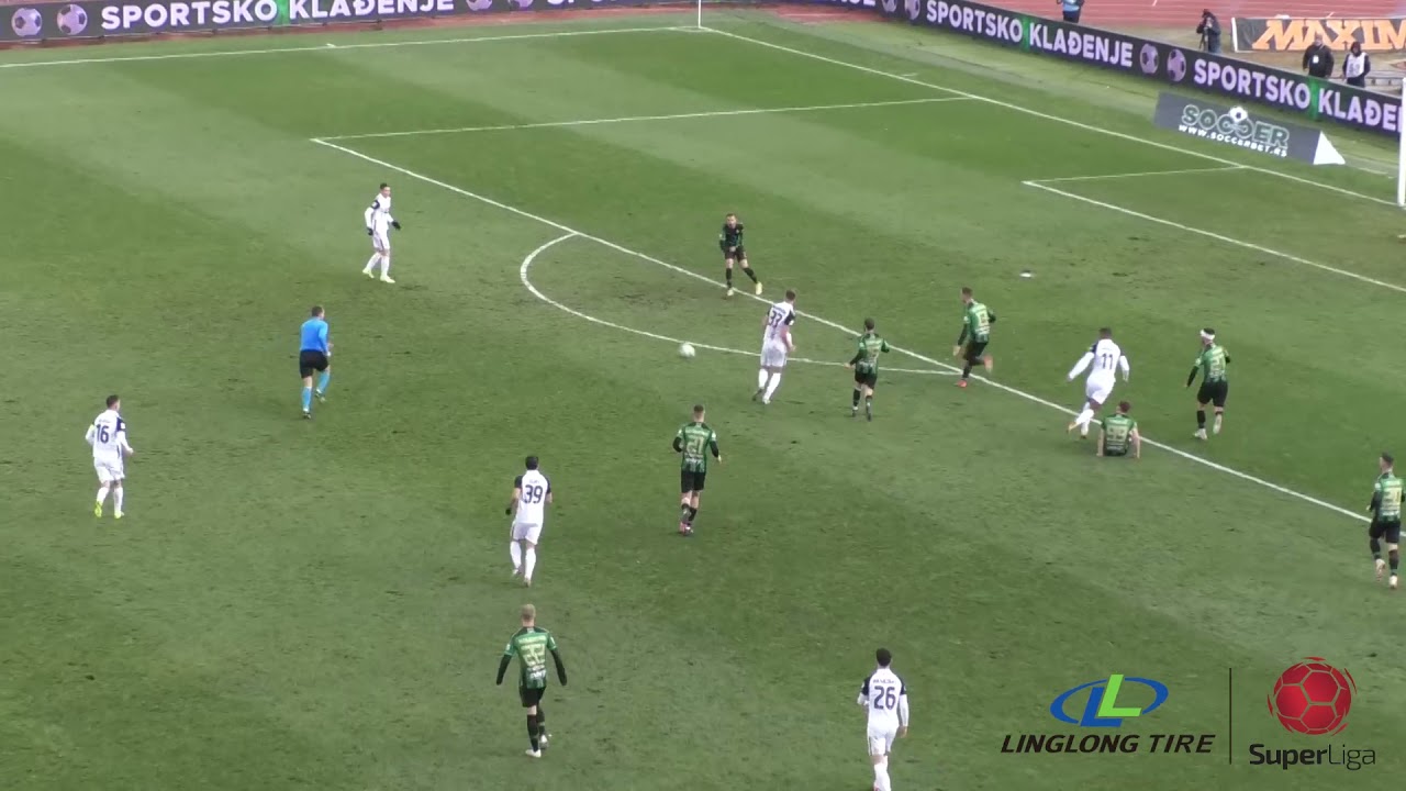 Linglong Tire Super liga 2021/22 - 21. kolo: PARTIZAN – KOLUBARA 1:0 (0:0)