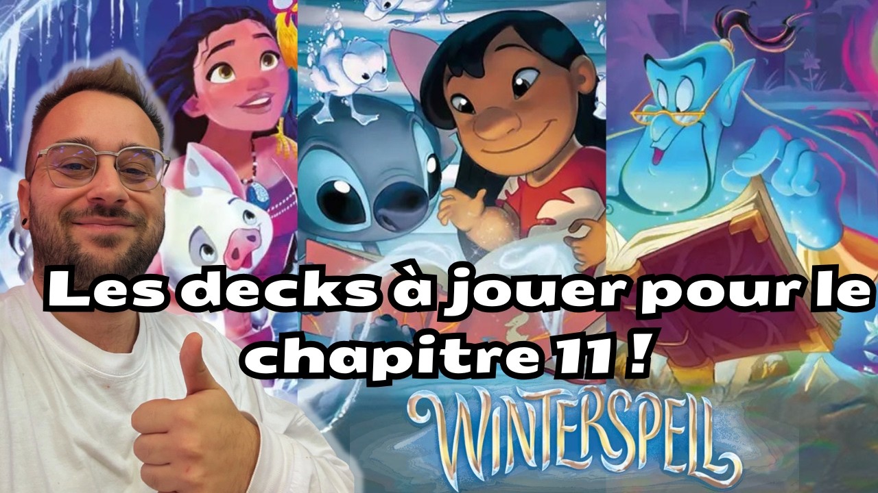 Les Meilleurs Deck à Jouer Pour Le Chapitre 11 de Lorcana : WinterSpell !