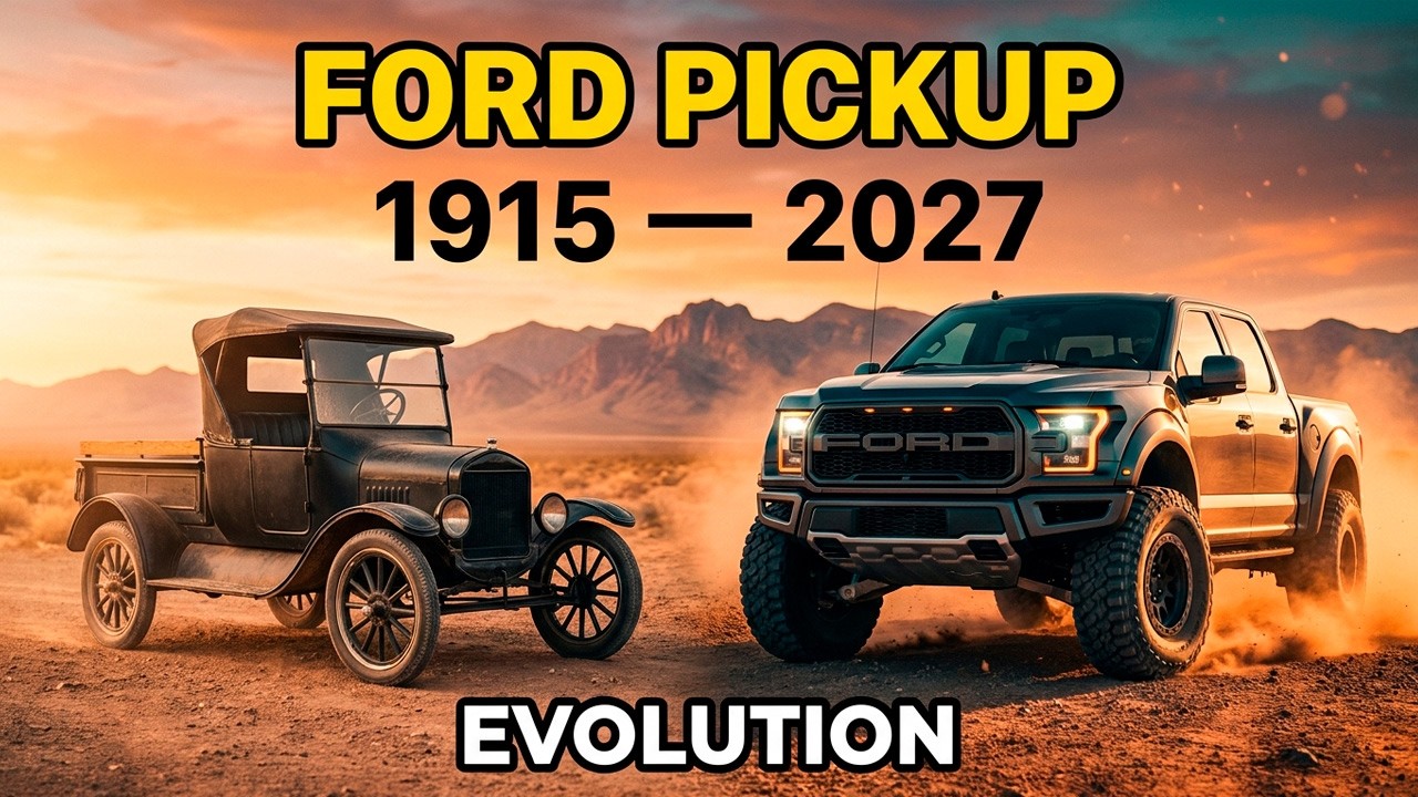 Ford Pickup Evolution 1915–2027 | From Workhorse to Monster