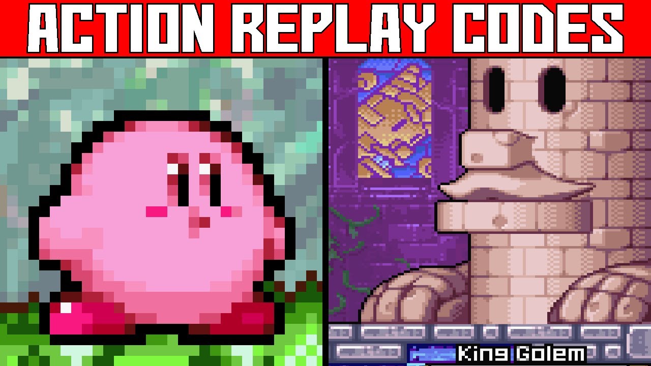 Kirby & the Amazing Mirror - Action Replay Codes