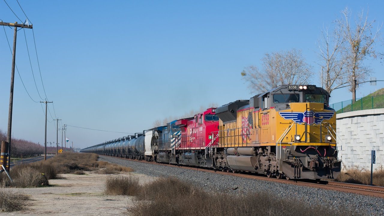Union Pacific Oil Train with a Nice Consist!