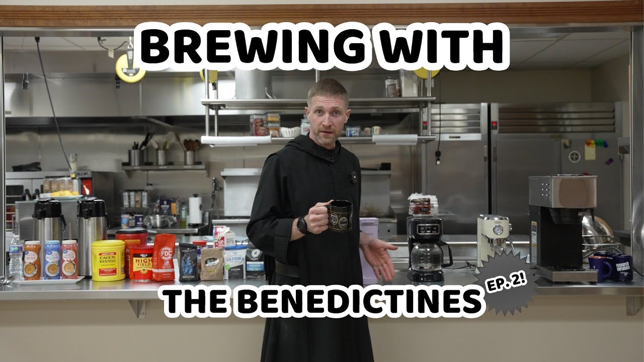 Learning how to make Coffee with Fr. Barnabas - Blanking with a Benedictine Episode 2