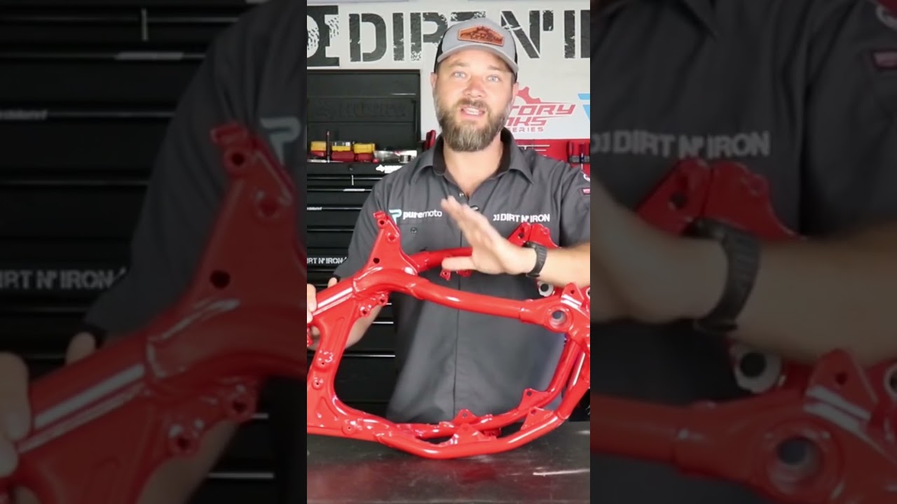 How to restore your dirt bike frame. Check out the full video for complete story.