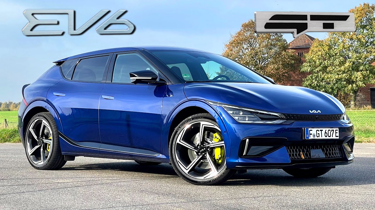 KIA EV6 GT 585HP 0-100 in 3.5 - PORSCHE TAYCAN SLAYER?! - REVIEW on AUTOBAHN