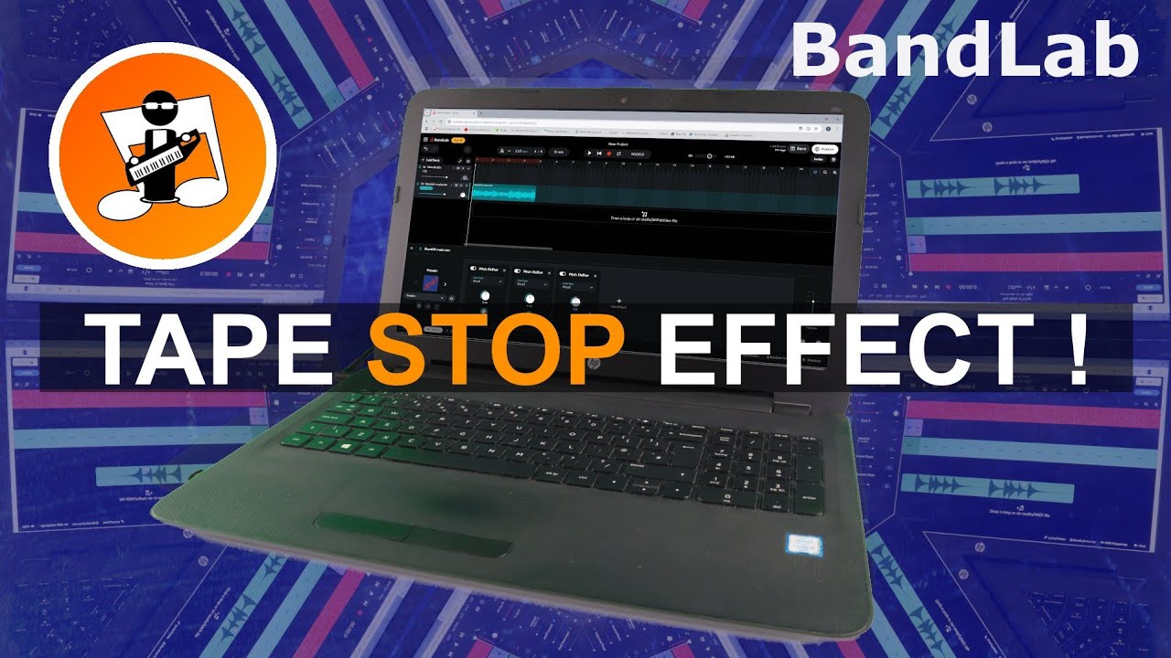 How to make a Tape Stop Effect in Bandlab (pc version)