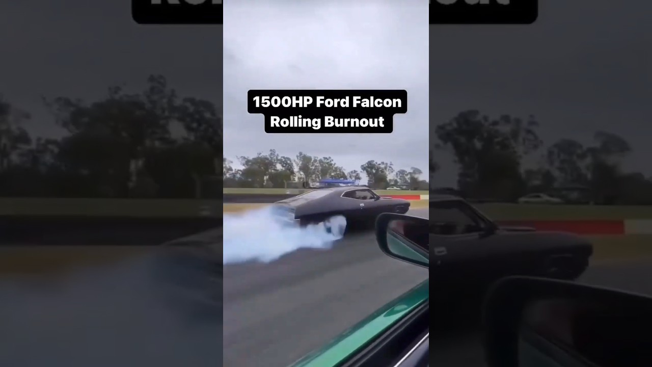 1500HP Falcon ROLLING BURNOUT 🔥