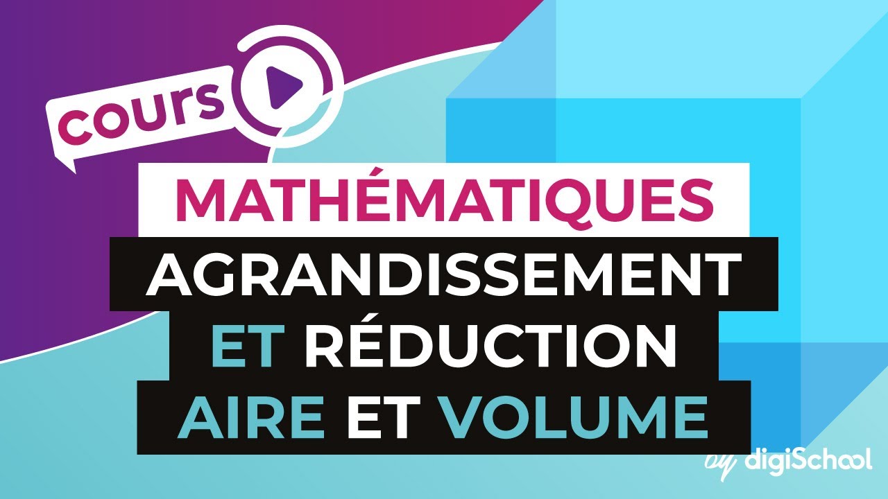 Agrandissement et réduction - Aire et volume - Mathématiques