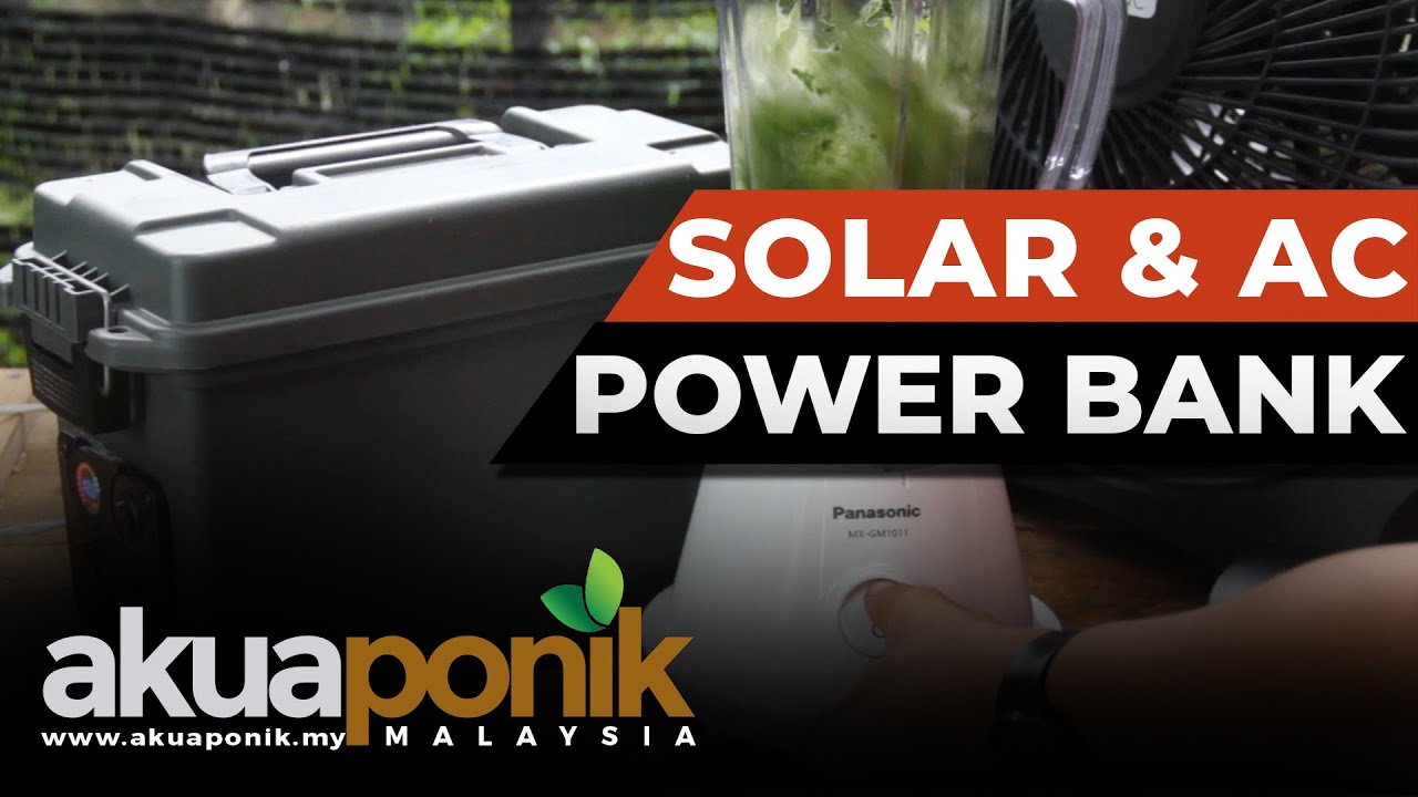 SOLAR 02 | Portable Solar Power Bank | Camping | Emergency Backup Power