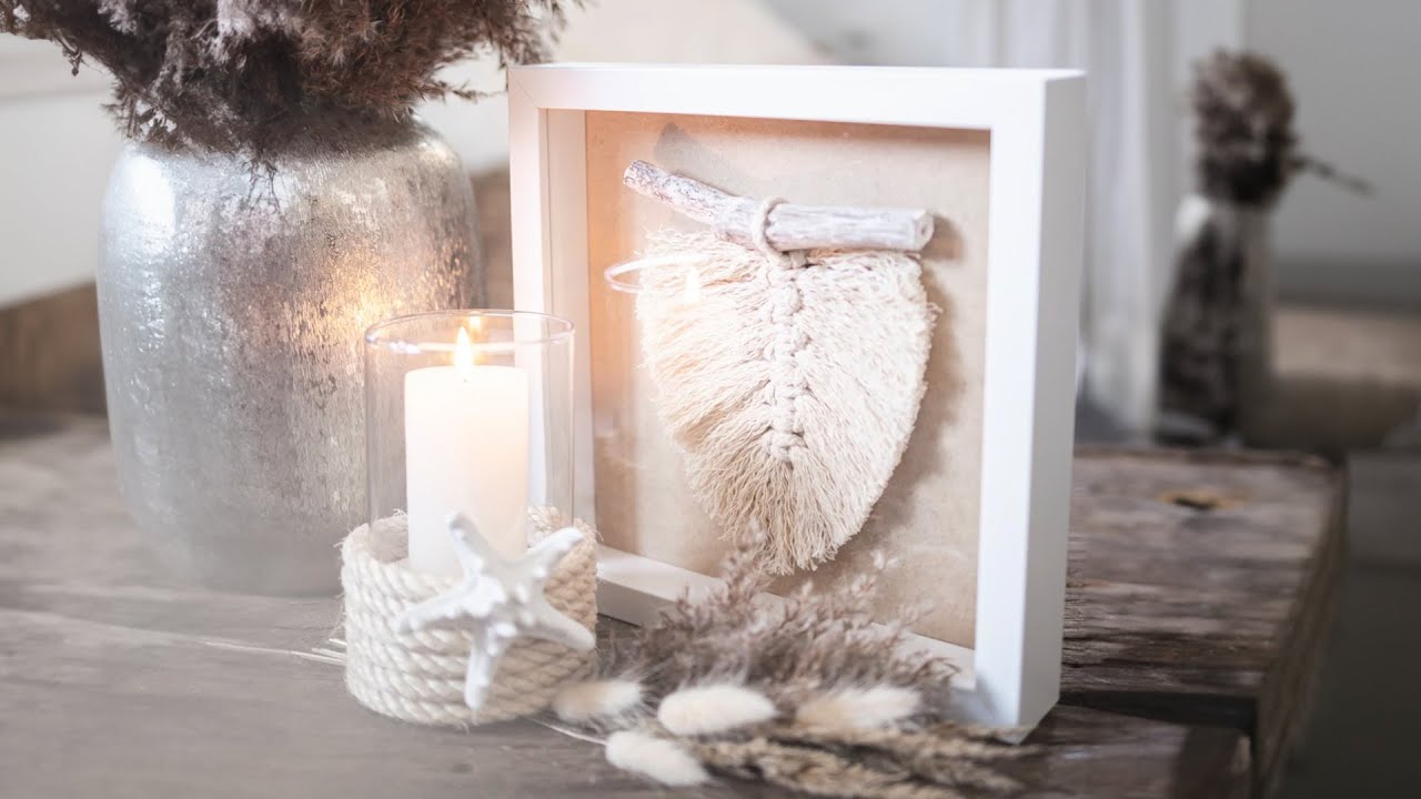 Dekoration f&uuml;r Zuahuse einfach selber machen | DIY Home decor Boho | Boho Deko selber machen