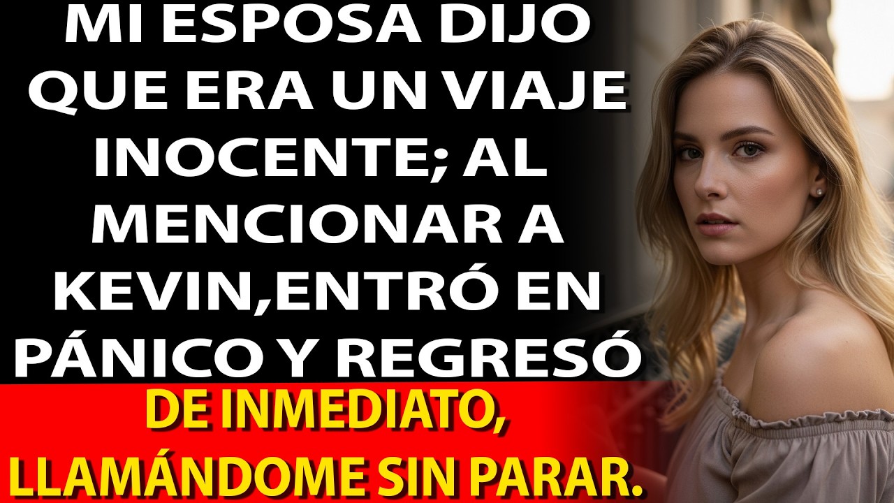 📩 Mi esposa me envió un mensaje: «Es solo un viaje de chicas» — le dije: «Kevin te manda saludos».