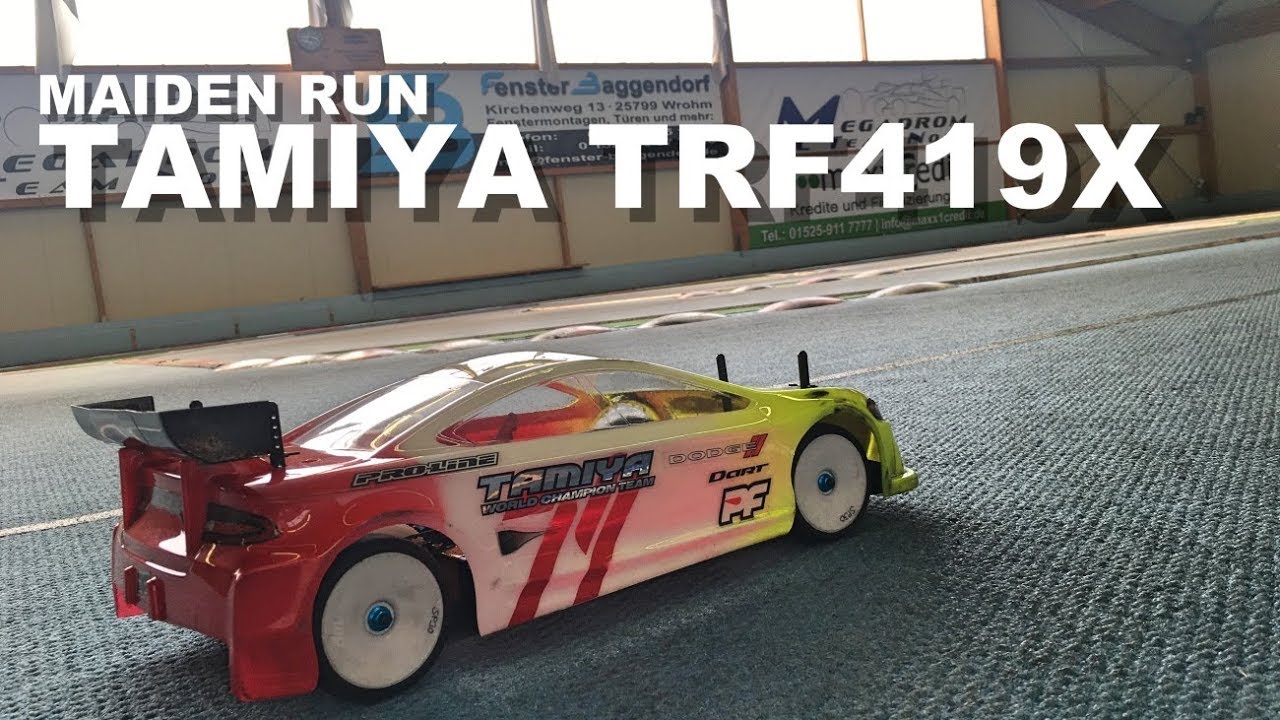 Tamiya TRF419X - Maiden Run at Megadrom RC Team Nord