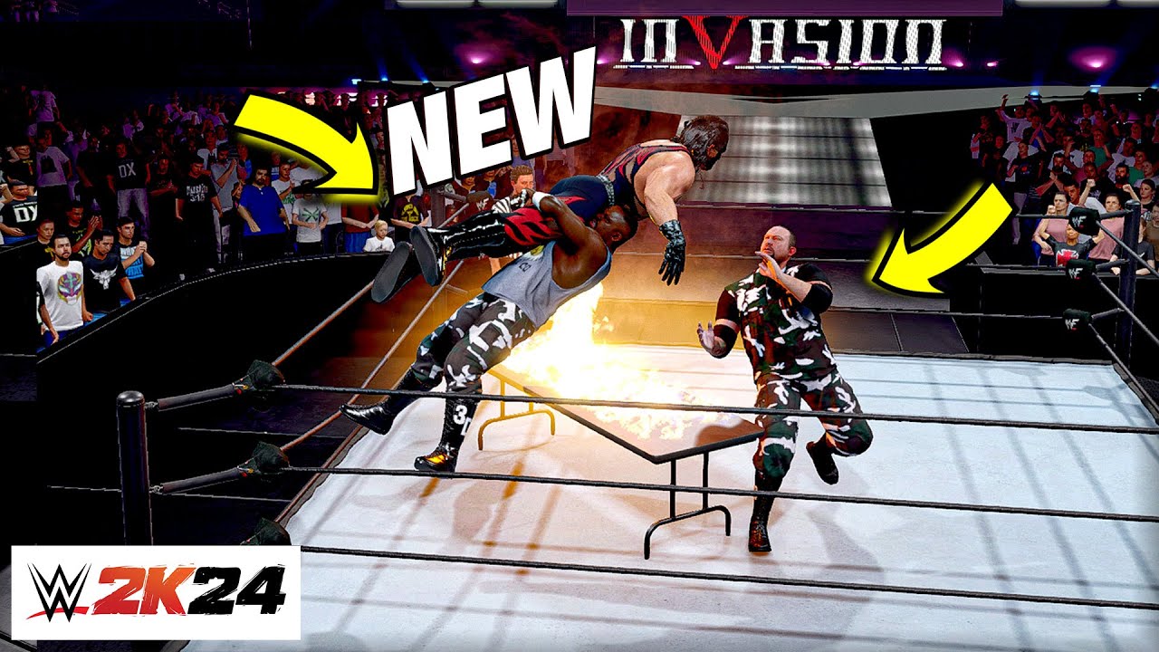 150+ NEW animations and Moves added in WWE 2K24