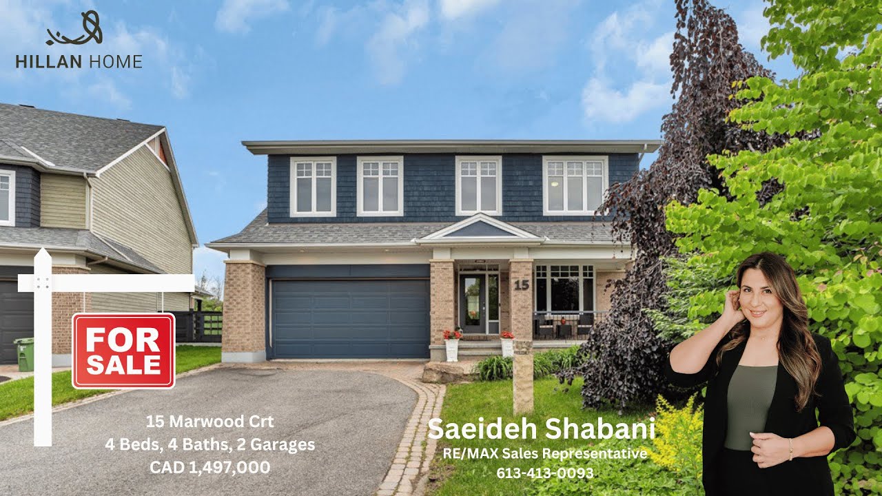 15 Marwood Crt. -  Single House in Stonebridge Barrhaven - Ottawa
