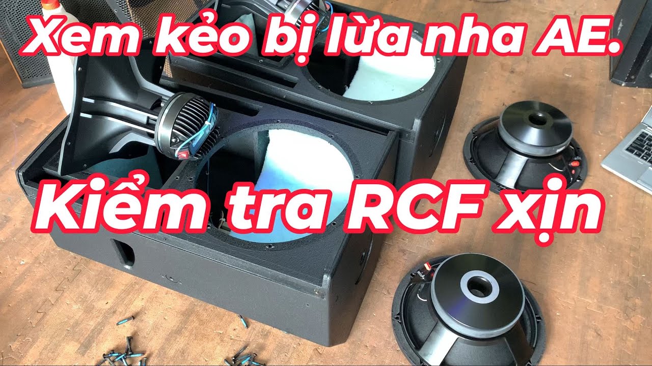 RCF C5212-W MK III và cách kiểm tra xịn chính hãng.
