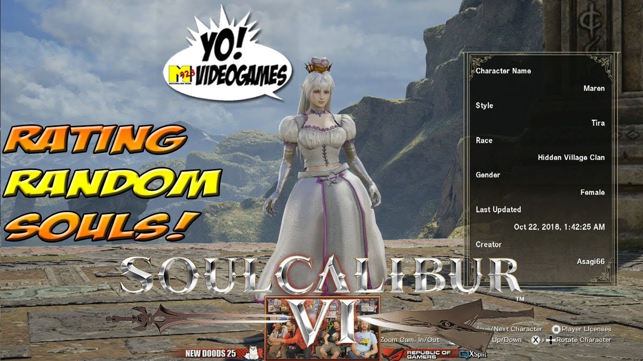 Soul Calibur VI! Final Random Ratings and Custom Character Fights! - YoVideogames