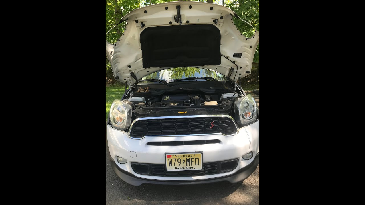 How to open a stuck Mini Cooper Countryman Hood R60
