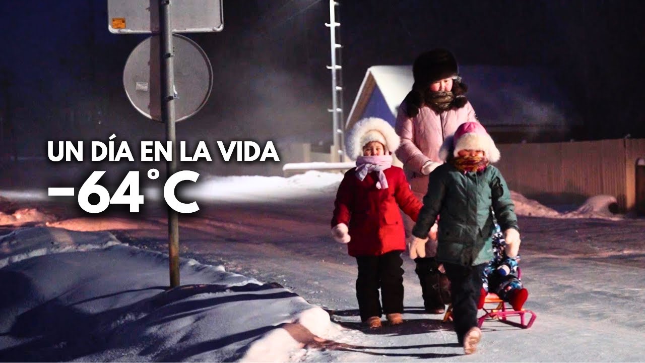 Un Día En El Pueblo Más Frío Del Mundo -64°C Yakutia, Siberia