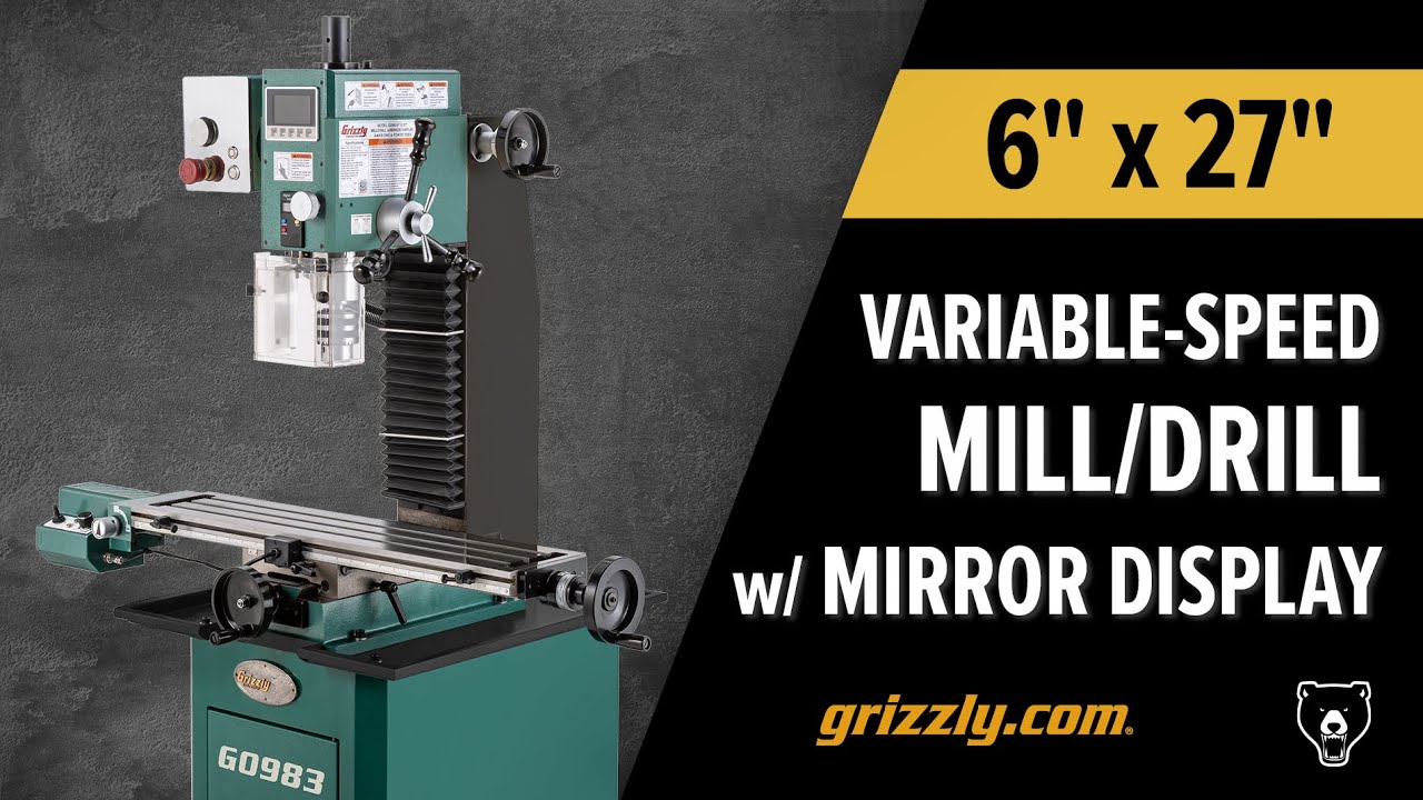 Dual Milling Power: G0983 & G0982 - Precision Machines for Every Shop