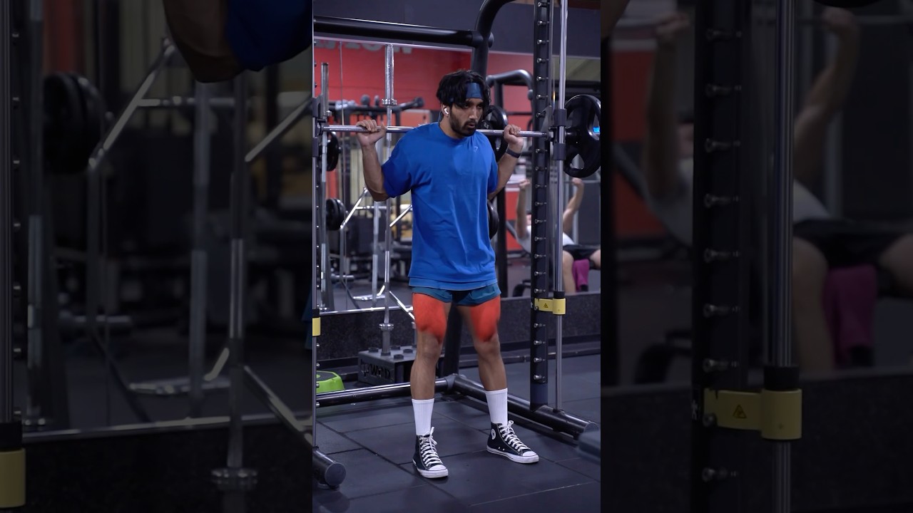 Carve your Legs with Smith Machine Squats ⚠️ #squats