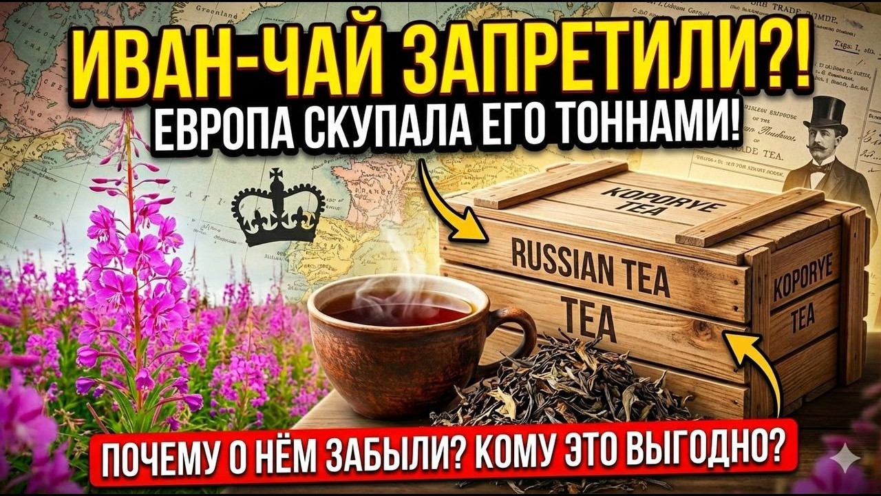 Иван-чай: польза, история и почему его пили даже ЕВРОПЕЙСКИЕ магнаты!?