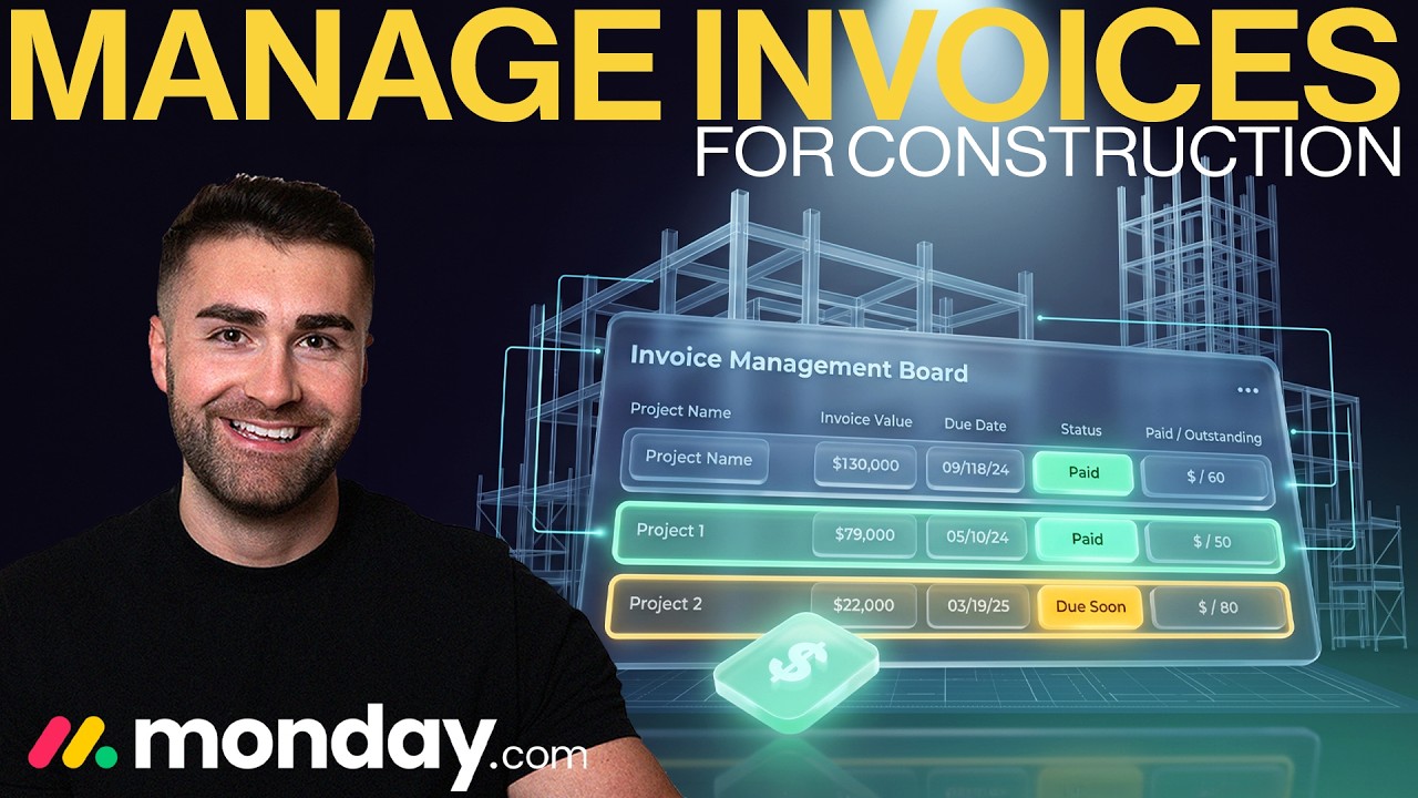 Manage Invoices For Construction In Monday.com | Monday.com For Construction | 2026