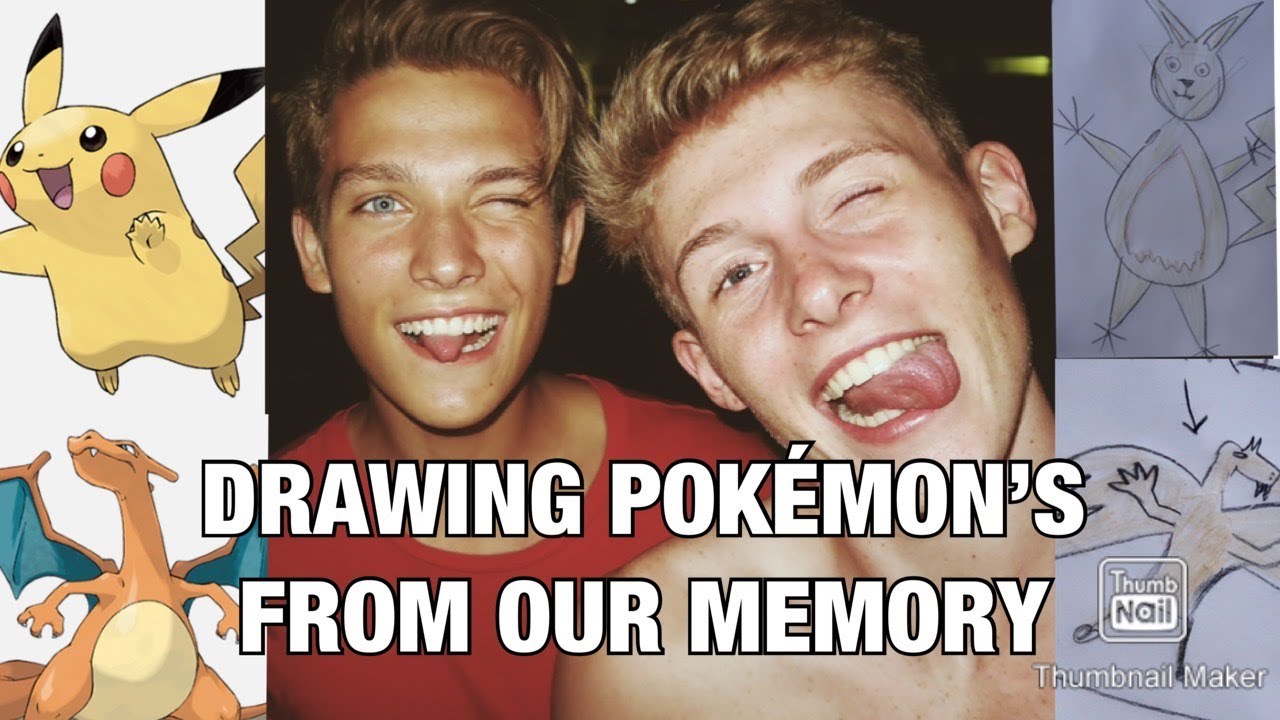 Drawing Pokémon's From Our Memory With My Best Friend