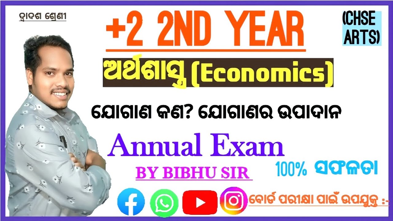 ଯୋଗାଣର ଉପାଦାନ | ଅର୍ଥଶାସ୍ତ୍ର | ପରୀକ୍ଷା ପାଇଁ ବଛାଯୋଗାଣର ଉପାଦାନ | ଅର୍ଥଶାସ୍ତ୍ର | 12TH CLASS |By Bibhu sir