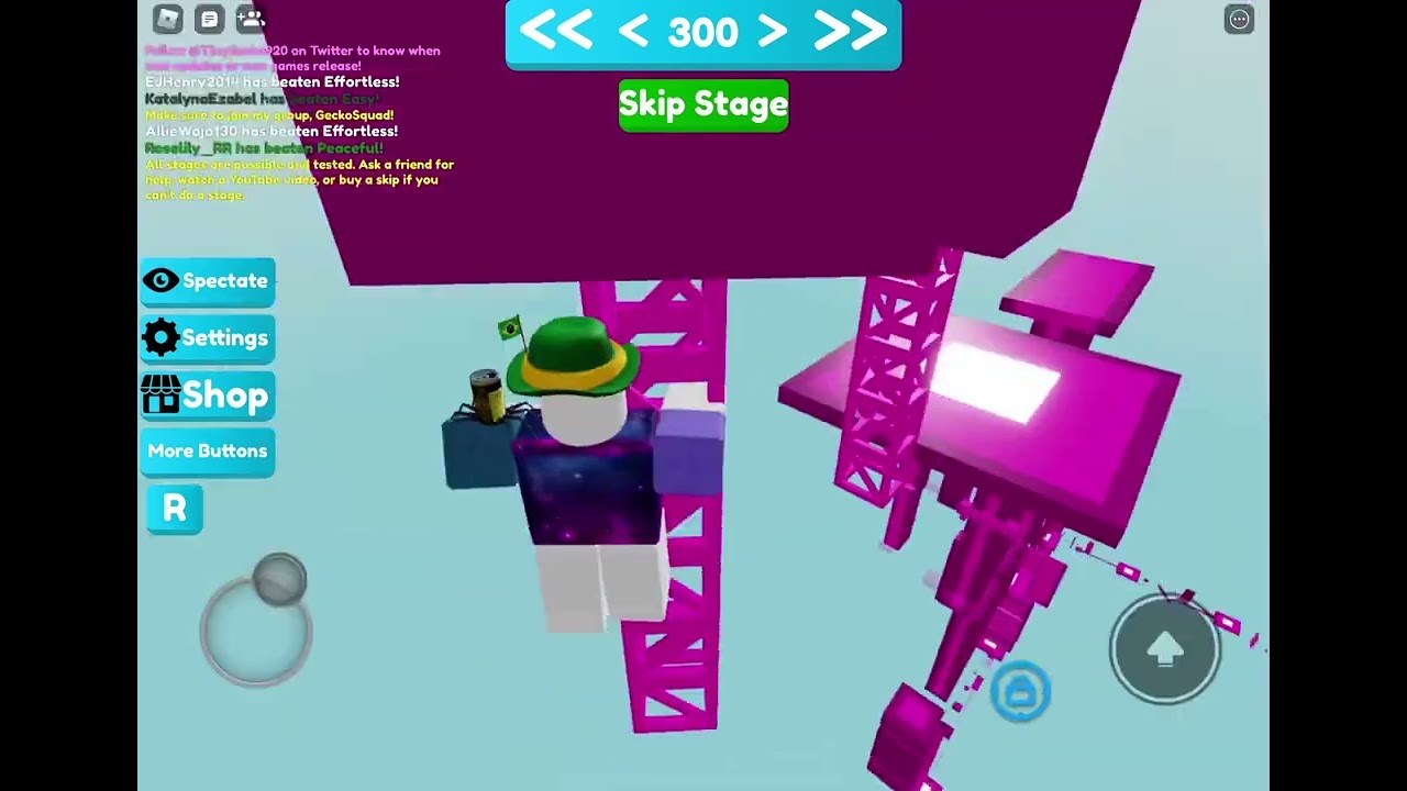 Tiny’s Difficulty Chart Obby Remastered (294 -316) read desc for final time