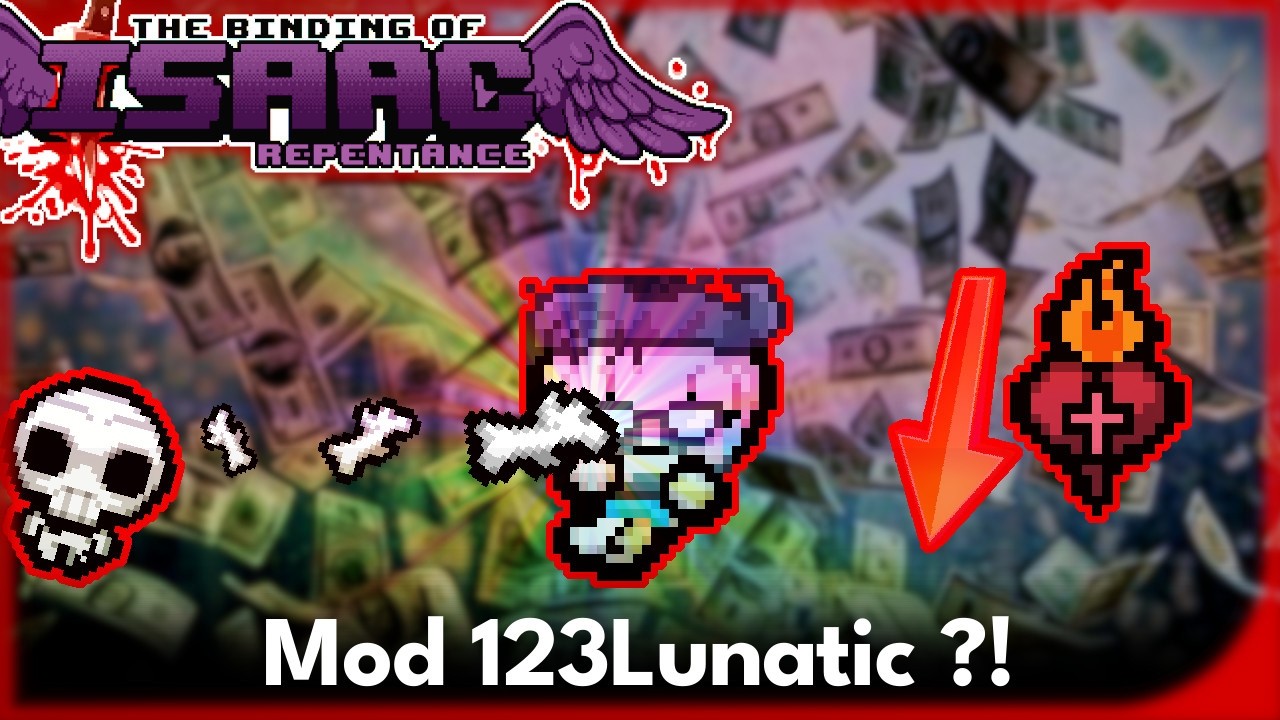 Ce MOD 123Lunatic m'a fait vriller !! 🔪 The Binding of Isaac Repentance +