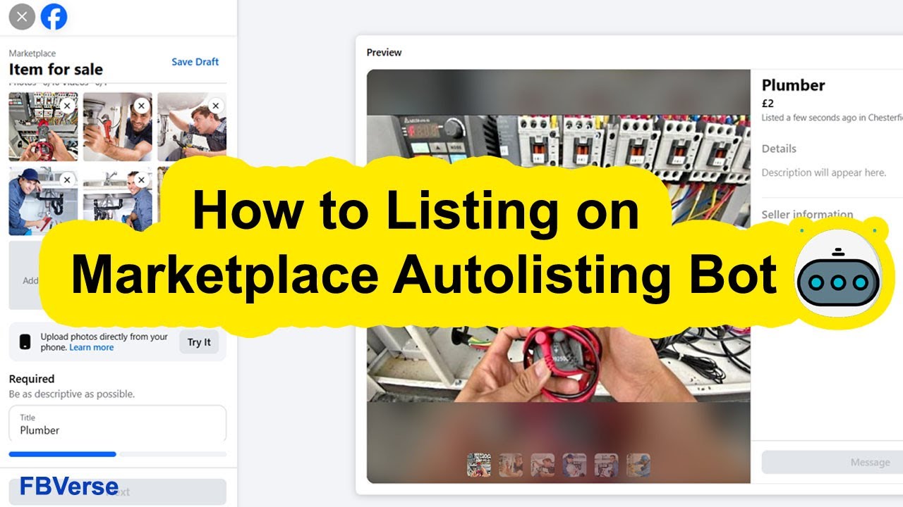 Listing on Facebook Marketplace Auto-Listing BOT | Full Tutorial | FBVerse Bot