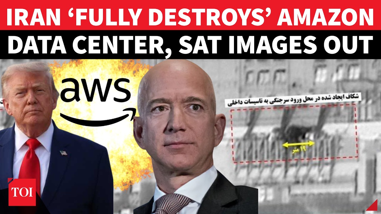 ON CAM: Amazon Under IRAN ATTACK, Data Center &lsquo;IN FLAMES&rsquo;; Tehran Drops Bombshell Satellite &lsquo;Proof&rsquo;