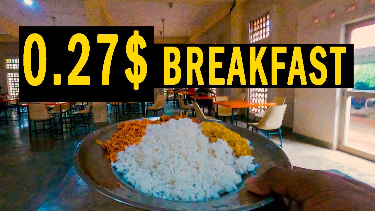 0.27$ Breakfast at University Hostel - Rajarata University of Sri Lanka | Dutugemunu Boys hostel