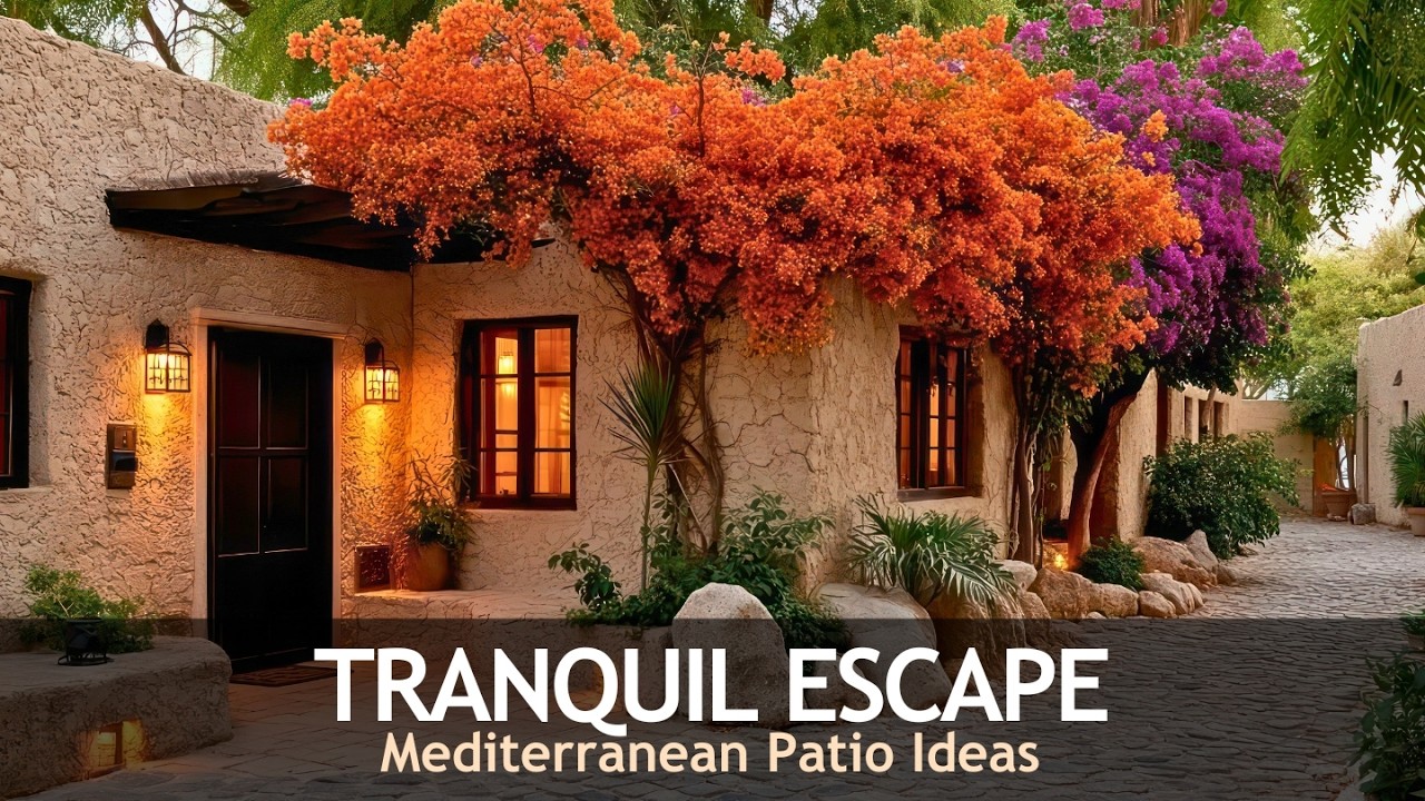 The Secret to Mediterranean Patios That Feel Like a Private Escape
