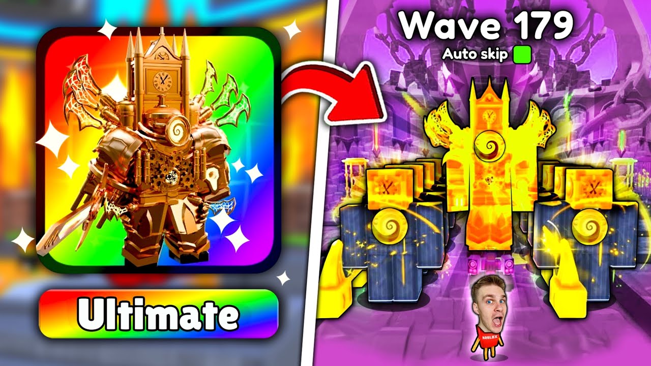 Kupiłem ⚠️ NOWĄ *SPECJALNĄ* POSTAĆ (1% SZANS) za ROBUXY 💰 w Skibidi Toilet Tower Defense! 🚽