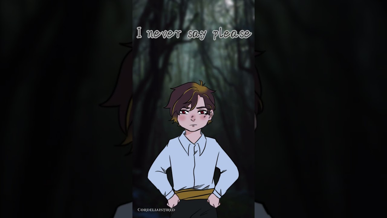 I never say please... #enemiestolovers #vampire #animatic #fantasy #oc #sayplease #procreateart