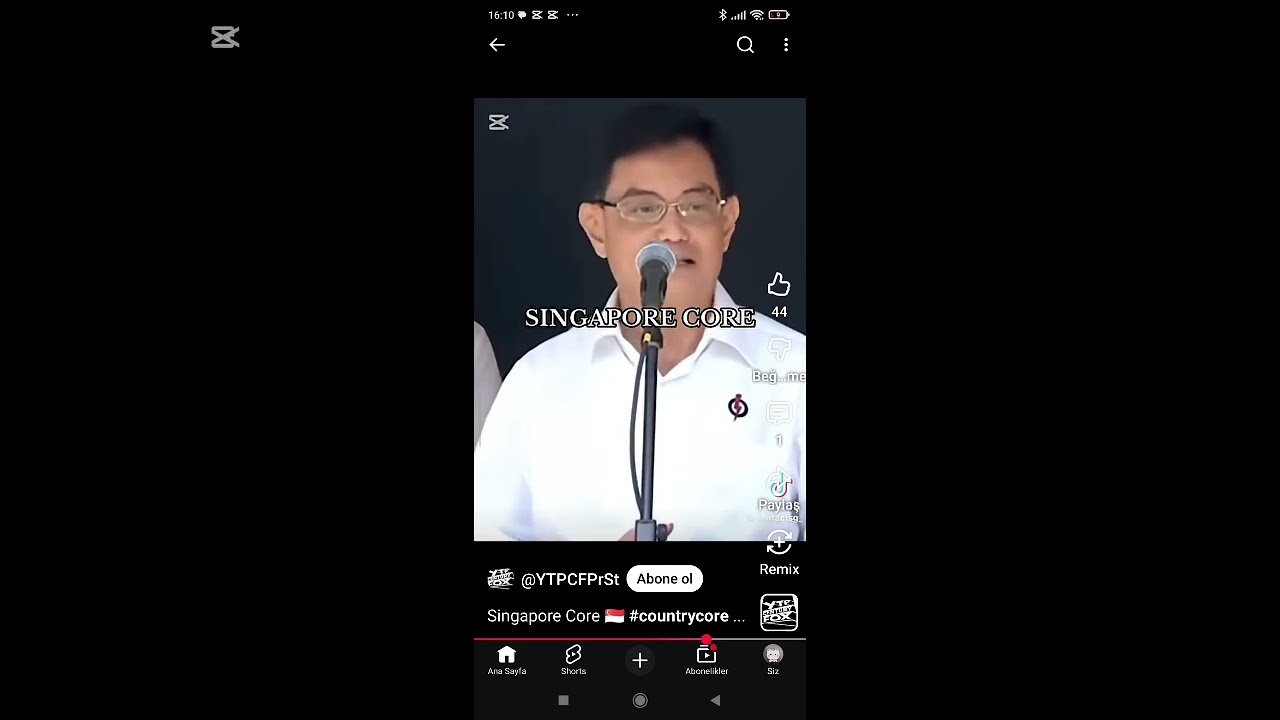 Bir tane Singapore core videosuna bakiyoruz